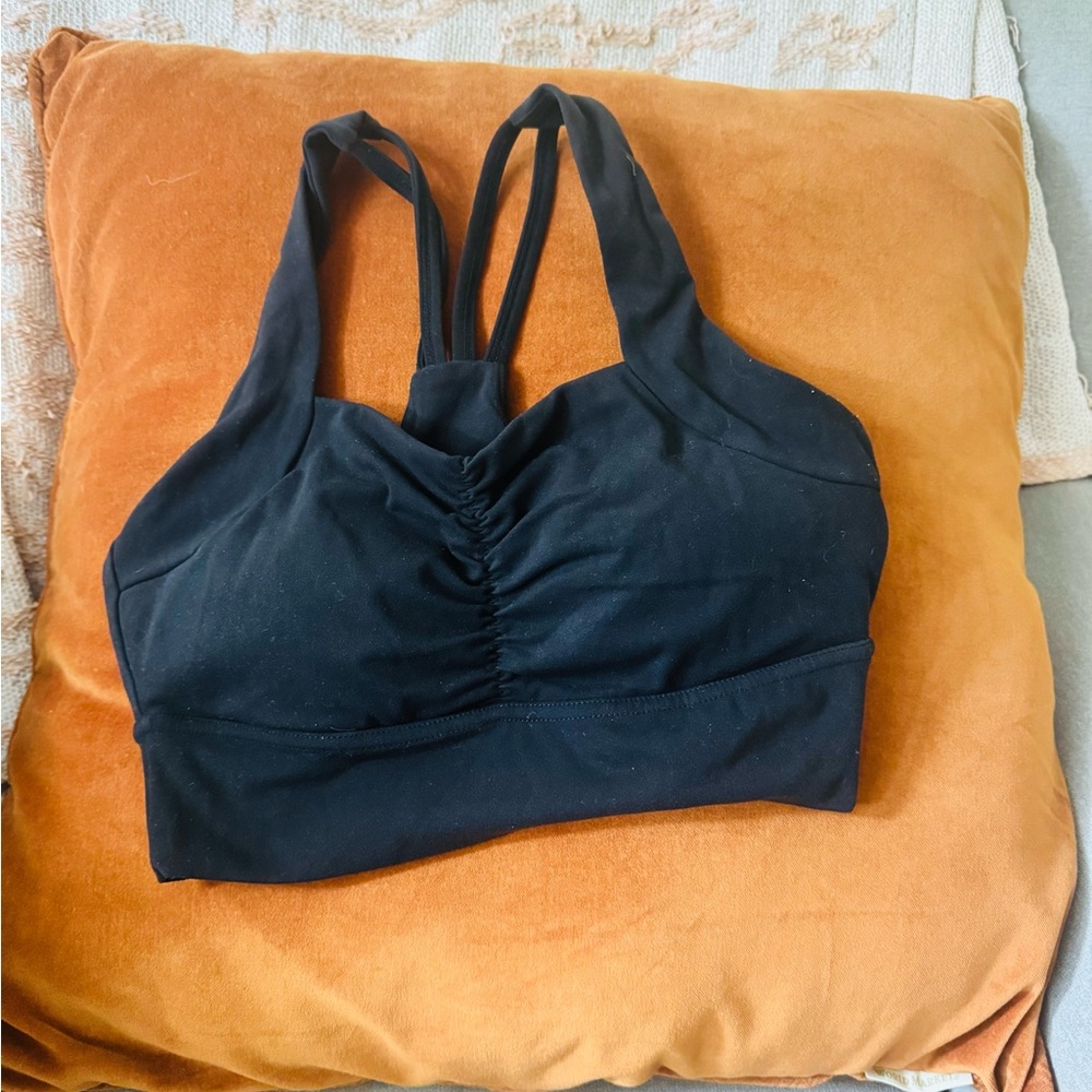 Buffbunny Collection Black Strappy Sports Bra